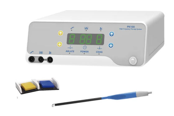Dispositivo de Cirurgia de Sistema de Coblação Bipolar de RF de Plasma de Mesa Frequência 100 KHz
