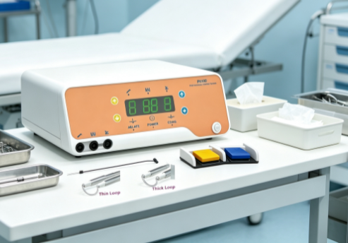 Gerador de Plasma RF Ajustável | Sistema de Cirurgia a Plasma Ginecológica Minimamente Invasiva para Ablação Precisa